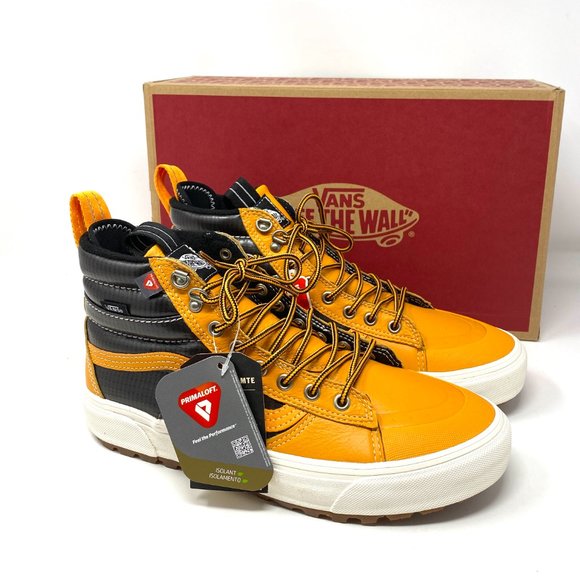 Vans Sk8 Hi MTE 2.0 Dx Yellow High Top Black Winter Boots Mens Sizes VN0A4P3I2NF - Picture 3 of 7